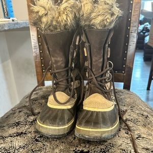 Sorel Joan of Arctic Faux Fur Insulated Waterproof Boots, size 7